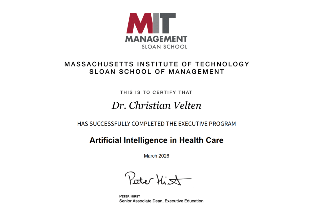 MIT Sloan Certificate